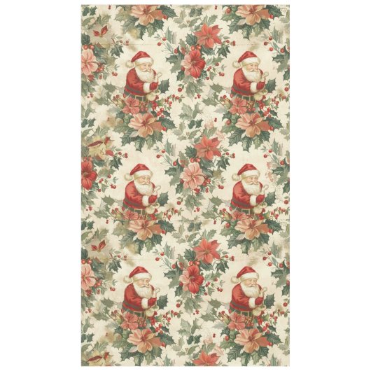 Nappe Clause Santa vintage (Devant)