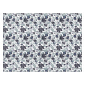 Nappe Clematis Fleurs Bleu Gris Motif Accueil Décor (Devant (Horizontal))