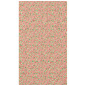 Nappe Clematis rose, rouge, Orange motif floral sur la f (Devant)