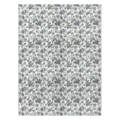 Nappe Clematis Vert Aquarelle Bleue Fleurs (Devant)