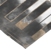 Nappe Clés et notes de piano - aquarelle et or (Angle)