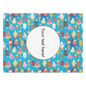Nappe Clipart mignon de caractères de nourriture (Devant (Horizontal))