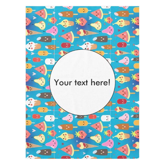 Nappe Clipart mignon de caractères de nourriture (Devant)