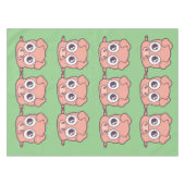 Nappe Clipart mignon de porc (Devant (Horizontal))