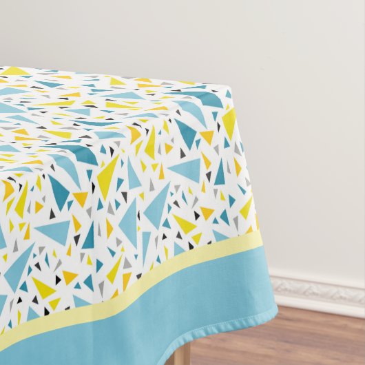 Nappe Cliquez sur le design favori Jaune et triangle ble (In Situ)