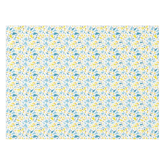 Nappe Cliquez sur le design favori Jaune et triangle ble (Devant (Horizontal))