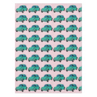 Cloche de table de voiture bleue