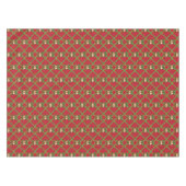 Nappe Cloches traditionnelles à sonnettes rouges et vert (Devant (Horizontal))