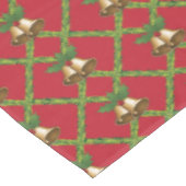 Nappe Cloches traditionnelles à sonnettes rouges et vert (Angle)