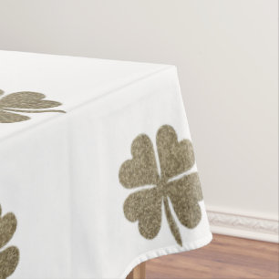 Nappe Clover Good Luck Symbole or look Elegant Motif