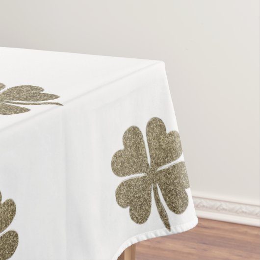 Nappe Clover Good Luck Symbole or look Elegant Motif (In Situ)