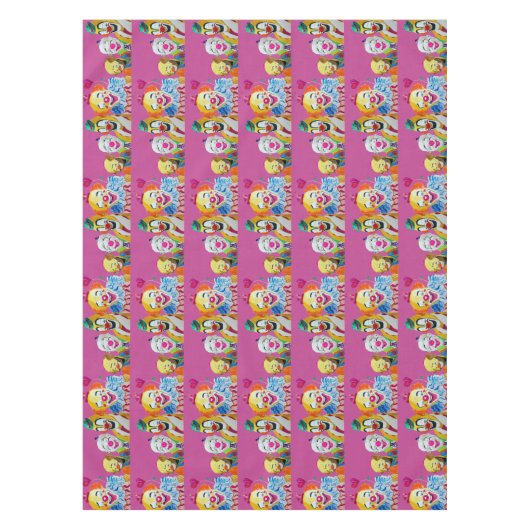 Nappe Clowns de cirque tissu de table (Devant)