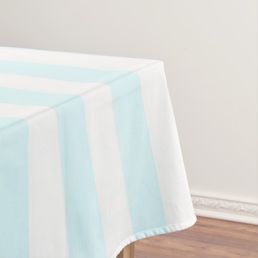 Nappe Coastal Boho Soft Blue Pastel Stripes Pattern (In Situ)