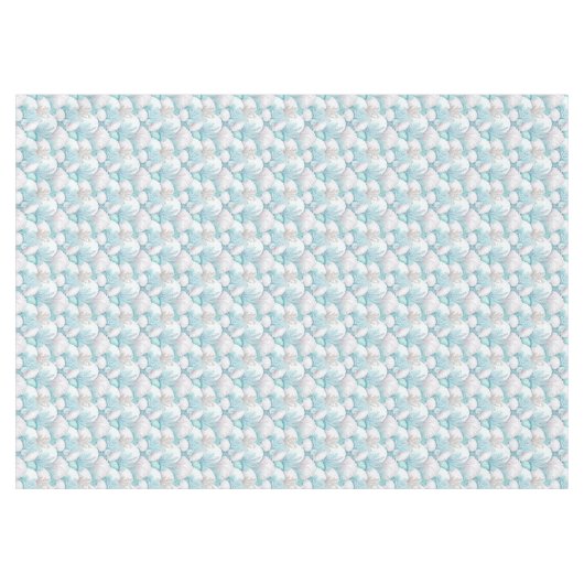 Nappe Coastal Seashell & Coral Motif#3 ID1009 (Devant (Horizontal))