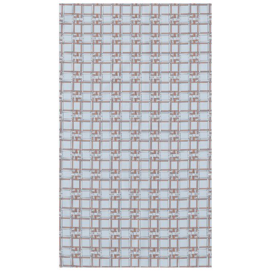 Nappe Coastal Terracotta Sky Blue Pattern (Devant)