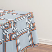 Nappe Coastal Terracotta Sky Blue Pattern (In Situ)