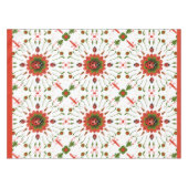 Nappe Coccinelle de Noël Rouge Blanc Vert (Devant (Horizontal))