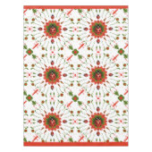 Nappe Coccinelle de Noël Rouge Blanc Vert (Devant)