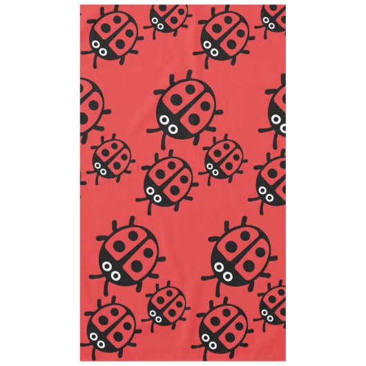 Nappe coccinelle et coccinelle (Devant)