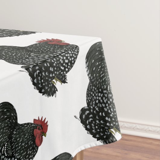 Nappe Cochin:  Mottled Rooster (In Situ)