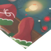 Nappe Cocker Spaniel Gîtes : Noël Festif (Angle)