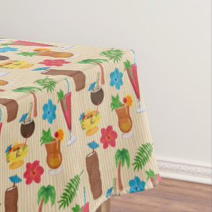 Nappe Cocktails Tiki Tropicaux