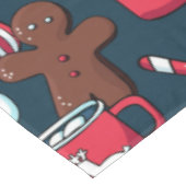 Nappe Coco Chaud Et Motif De Soins De Noël (Angle)