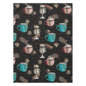 Nappe Cocoa marshmallows chocolat chaud bonbons hiver (Devant)