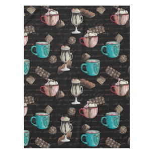Nappe Cocoa marshmallows chocolat chaud bonbons hiver