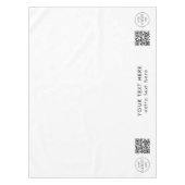 Nappe Code QR Logo Entreprise Magasin Éphémère Promotion (Devant)