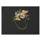 Nappe Coeur aux papillons d'or (Devant (Horizontal))