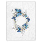 Nappe Coeur bijoux avec papillons Morpho (Devant)
