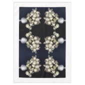 Nappe Cœur blanc en noir (Devant)