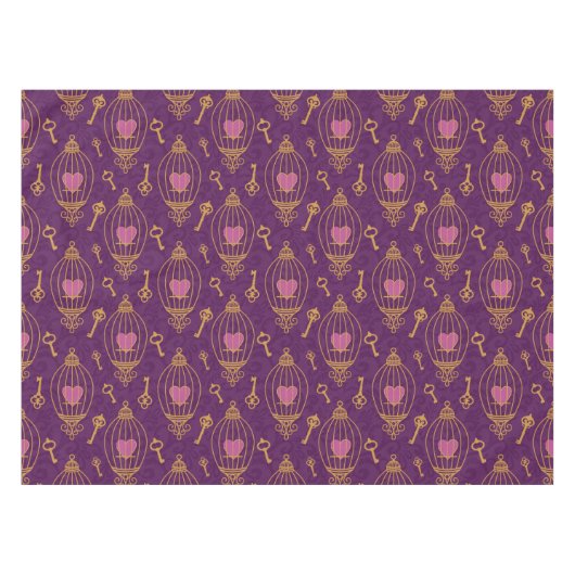 Nappe Coeur-clé-motif (Devant (Horizontal))
