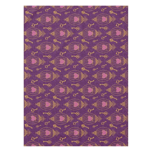 Nappe Coeur-clé-motif (Devant)