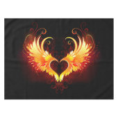 Nappe Coeur de feu ange avec ailes (Devant (Horizontal))