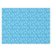 Nappe Coeur de fleur bleu avec fleurs motif (Devant (Horizontal))