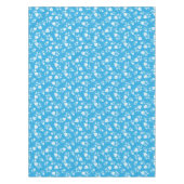 Nappe Coeur de fleur bleu avec fleurs motif (Devant)