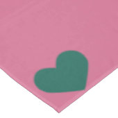 Nappe Cœur mignon simple sans couture rose / vert (Angle)