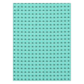 Nappe Coeurs Abstraits modernes - Aqua et Turquoise (Devant)