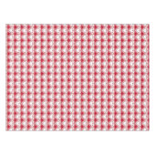 Nappe Coeurs Abstraits modernes - Rouge et Blanc (Devant (Horizontal))