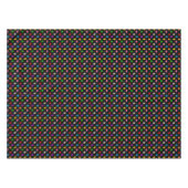 Nappe Cœurs Amour Colorés Motif Design Noir (Devant (Horizontal))