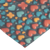 Nappe Cœurs Art de la Saint-Valentin  (Angle)