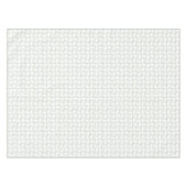 Nappe Coeurs blancs et gris vert diamant motif tablec (Devant (Horizontal))