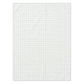 Nappe Coeurs blancs et gris vert diamant motif tablec (Devant)
