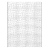 Nappe Coeurs blancs Gris Diamond Motif (Devant)