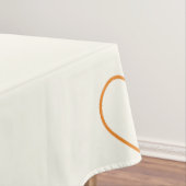 Nappe Cœurs charmants / crème orange vert (In Situ)