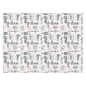 Nappe Coeurs d'amour (Devant (Horizontal))