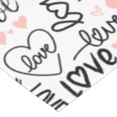 Nappe Coeurs d'amour (Angle)
