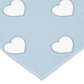 Nappe Coeurs d'amour bleu (Angle)